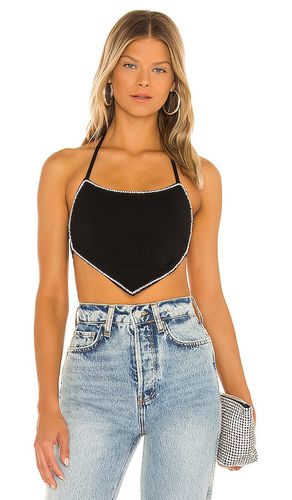 Xiomara crop top en color talla S en - Black. Talla S (también en XL, XS) - superdown - Modalova