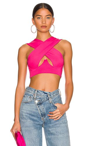 Kacie cross over top en color fucsia talla L en - Fuchsia. Talla L (también en M, S) - superdown - Modalova