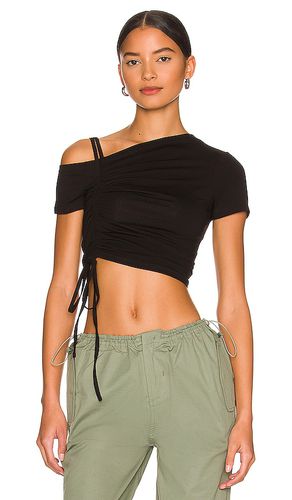 Kylie ruched front top en color talla S en - Black. Talla S (también en XS) - superdown - Modalova