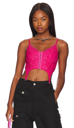 Ramona corset top en color rosado talla M en - Pink. Talla M (también en S) - superdown - Modalova