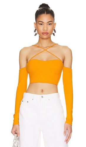 Jayla strappy crop top en color naranja talla L en - Orange. Talla L (también en M, S, XS) - superdown - Modalova