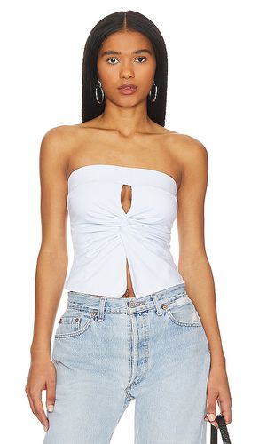 Brandie twist front top en color talla L en - White. Talla L (también en M, S, XS, XXS) - superdown - Modalova