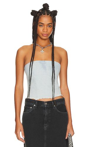 Domonique Strapless Denim Top in . Size XS, XXS - superdown - Modalova