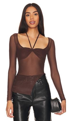 Shania top en color talla L en - Brown. Talla L (también en M, S, XL, XS, XXS) - superdown - Modalova