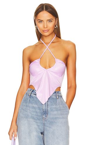 Devon halter top en color morado talla L en - Purple. Talla L (también en M, S, XL) - superdown - Modalova