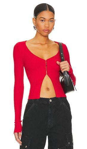 Sierra knit top en color talla L en - Red. Talla L (también en M, S) - superdown - Modalova