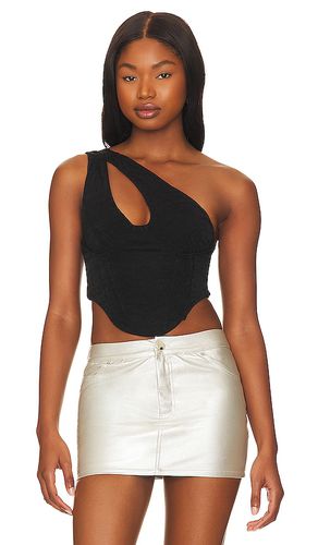 Avana corset top en color talla L en - Black. Talla L (también en S) - superdown - Modalova