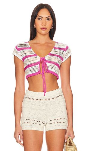 Top punto laurel en color pink,cream talla M en - Pink,Cream. Talla M (también en S, XS) - superdown - Modalova