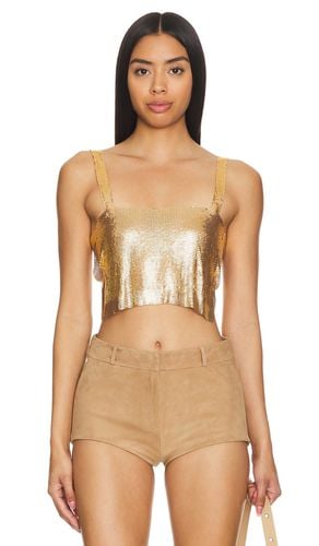 Karla cut out top en color oro metálico talla L en - Metallic Gold. Talla L (también en M, S) - superdown - Modalova