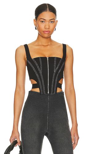 Draya corset top en color talla M en - Black. Talla M (también en S, XL, XS) - superdown - Modalova