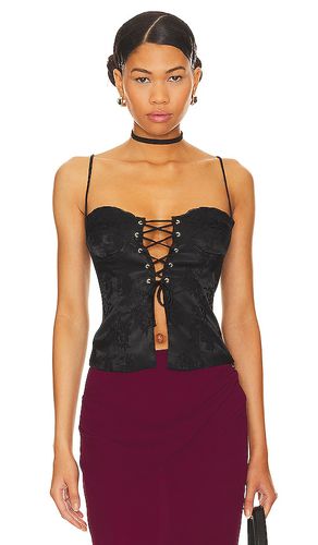 Alana corset top en color talla L en - Black. Talla L (también en M, S) - superdown - Modalova