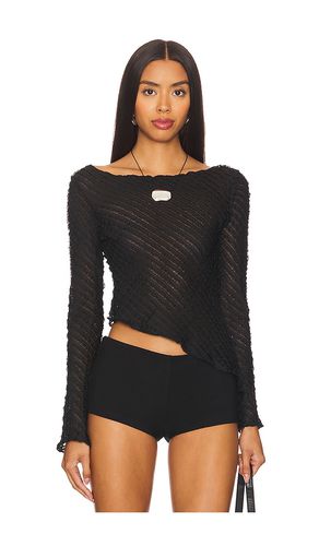 Jayne long sleeve top en color talla L en - Black. Talla L (también en M, S, XL, XS) - superdown - Modalova