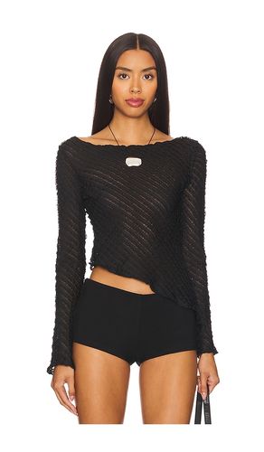 Jayne long sleeve top en color talla L en - Black. Talla L (también en S, XL) - superdown - Modalova