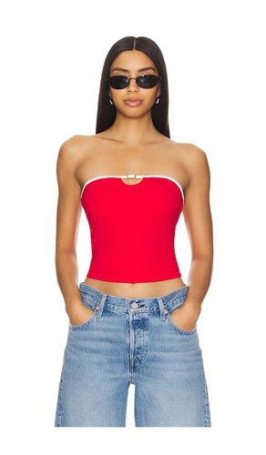 Whitney strapless top en color talla L en - Red. Talla L (también en M, S) - superdown - Modalova