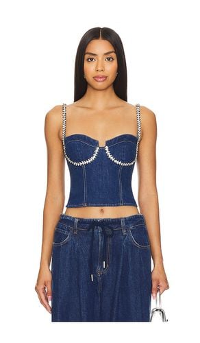 Ash bustier top en color azul talla M en - Blue. Talla M (también en XXS) - superdown - Modalova