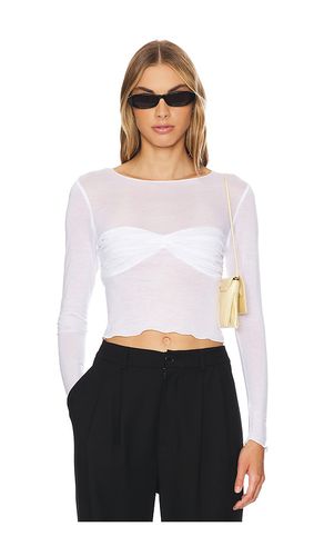 Oliana top en color talla L en - White. Talla L (también en M, S) - superdown - Modalova