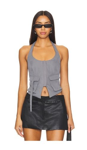 Kamryn halter top en color talla L en - Grey. Talla L (también en M, S, XL, XS) - superdown - Modalova