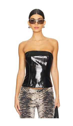 Novi Faux Leather Corset in . Size M, S, XS - superdown - Modalova