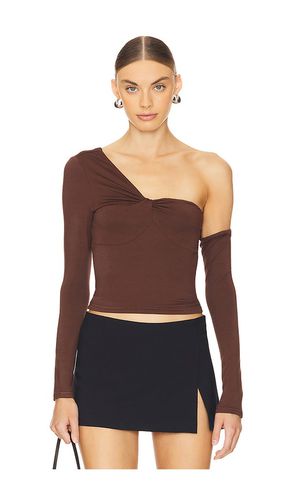 Sable top en color chocolate talla L en - Chocolate. Talla L (también en M, S, XS) - superdown - Modalova