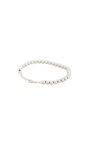 Silver ball bracelet in color metallic silver size all - STONE AND STRAND - Modalova