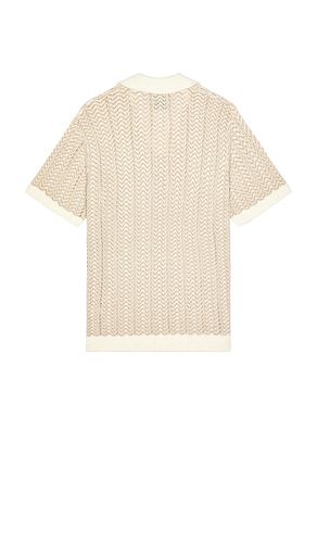 Open Structured Knitted V-Neck Shirt in . Taglia M. Also in S - Scotch & Soda - Modalova