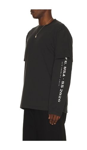 S26 Double Layered Long Sleeve Relaxed Tee in . Size S. Also in M, L, XL/1X - Stampd - Modalova