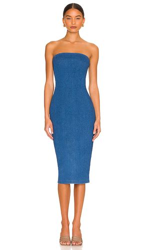 Vestido midi en color azul talla L en - Blue. Talla L (también en M, S) - Susana Monaco - Modalova