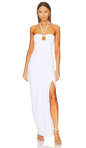 Vestido halter en color blanco talla L en - White. Talla L (también en M, S, XL) - Susana Monaco - Modalova