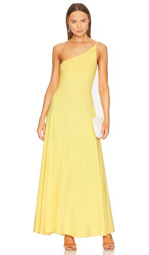 Vestido un hombro en color amarillo limon talla L en - Lemon. Talla L (también en XL) - Susana Monaco - Modalova
