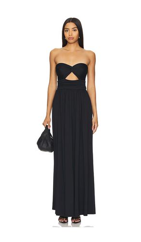 Vestido twist front strapless en color talla S en - Black. Talla S (también en XS) - Susana Monaco - Modalova