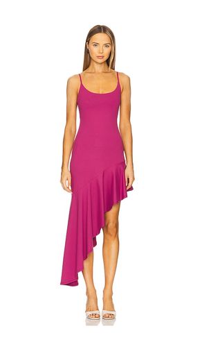 Vestido asimétrico en color fucsia talla L en - Fuchsia. Talla L (también en M, S, XL, XS) - Susana Monaco - Modalova