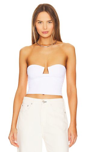 Wire crop top en color blanco talla L en - White. Talla L (también en M, S, XL) - Susana Monaco - Modalova