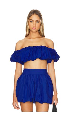 Puff Sleeve Crop Top in . Taglia M, S, XS - Susana Monaco - Modalova