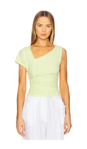 Top fruncido en color amarillo limon talla L en - Lemon. Talla L (también en M, S, XS) - Susana Monaco - Modalova