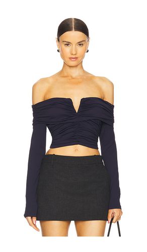 Off Shoulder Long Sleeve V Wire Top in . Taglia M, S, XS - Susana Monaco - Modalova