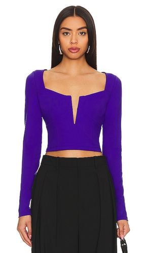 Corset Long Sleeve Top in . Size XS - Susana Monaco - Modalova