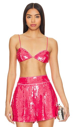 Sequin String Bikini Top in . Size S, XL, XS - Susana Monaco - Modalova