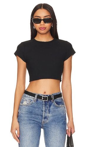 Ribbed Crop Tee in . Taglia XL - Susana Monaco - Modalova