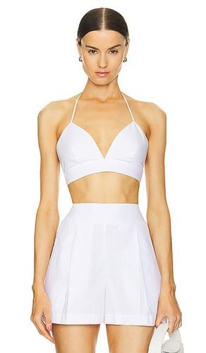 Poplin Bikini Top in . Size M, S, XL - Susana Monaco - Modalova