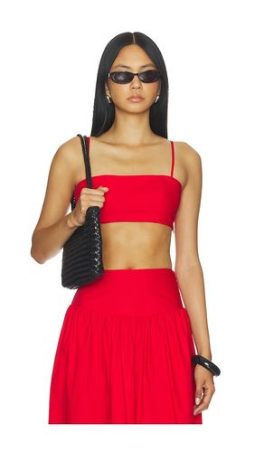 Poplin Crop String Top in . Size S. Also in M - Susana Monaco - Modalova