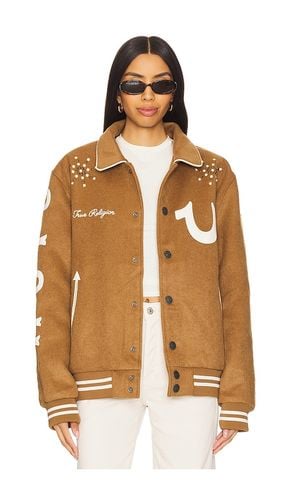 Wool Varsity Jacket in . Taglia M - True Religion - Modalova