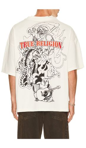Short Sleeve Tiger Logo Oversized Tee in . Size S. Also in M, L, XL/1X - True Religion - Modalova