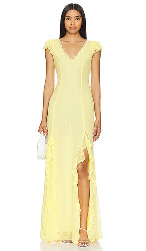 Vestido largo taylor en color amarillo limon talla M en - Lemon. Talla M (también en L, S, XL, XXS) - Tularosa - Modalova