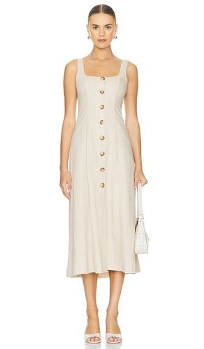 Vestido carley midi en color beige talla M en - Beige. Talla M (también en L, S, XL, XS, XXS) - Tularosa - Modalova