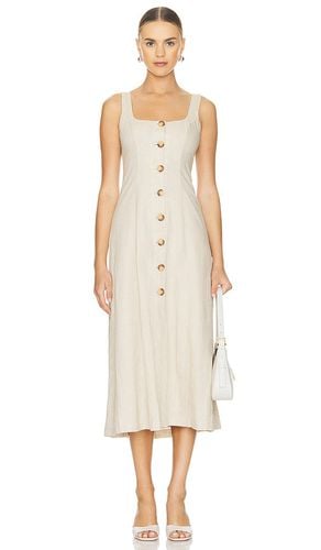 Vestido carley midi en color beige talla XL en - Beige. Talla XL (también en XS) - Tularosa - Modalova