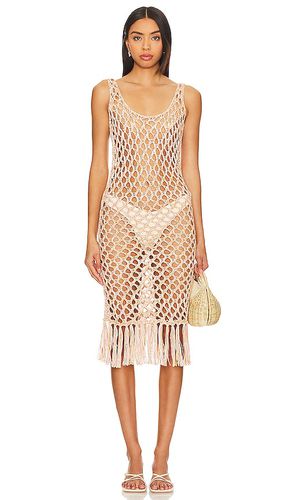 Coral Crotchet Midi Dress in . Taglia M, S, XS - Tularosa - Modalova