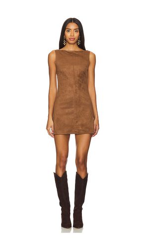 Mimi Faux Suede Dress in . Taglia M, S - Tularosa - Modalova