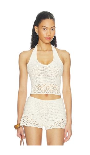 Carrissa Crochet Halter Top in . Size L. Also in M - Tularosa - Modalova