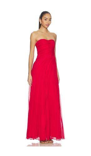 Elea Asymmetrical Pleated Gown in . Size 0. Also in 2, 8 - AMUR - Modalova