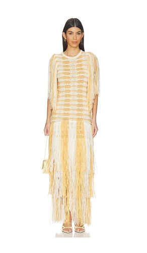 Silvia Fringe Knit Dress in ,. Size L. Also in M, S, XL - Ulla Johnson - Modalova